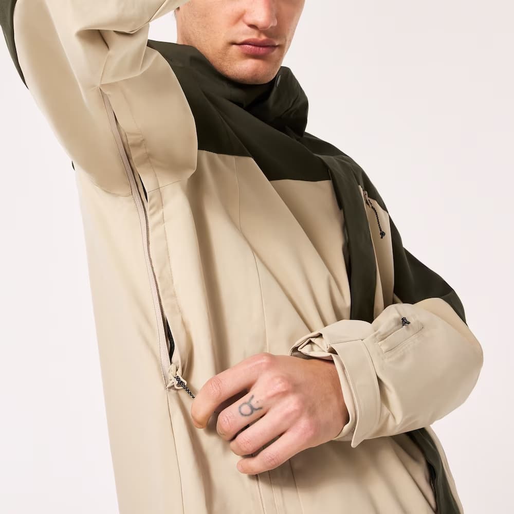 Oakley Tnp Tbt Shell Ski/snowboardjas Heren Groen Dessin M thumbnail 2