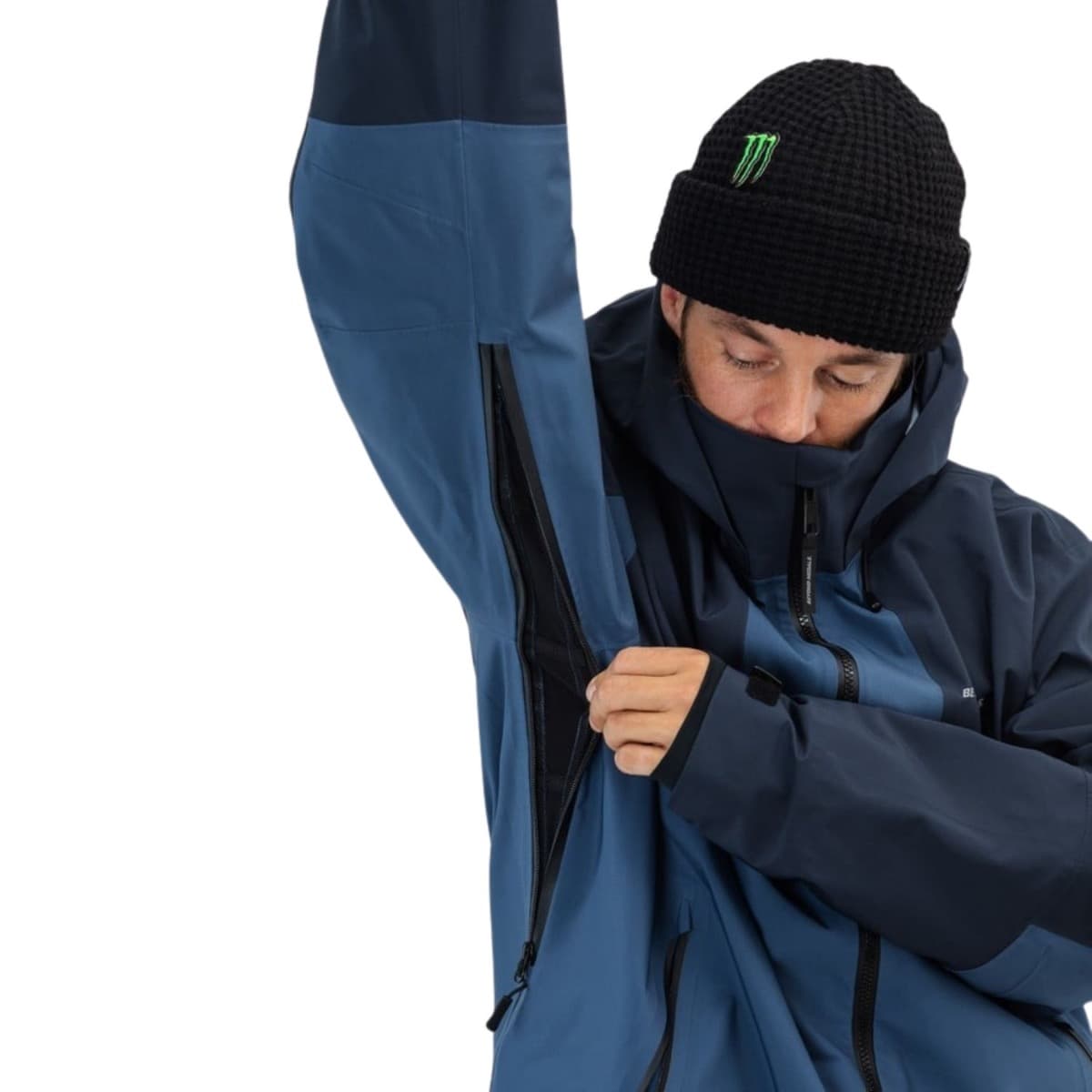 Beyond Medals Tech Jacket 3l Ski/snowboardjas Heren Blauw Xl thumbnail 2