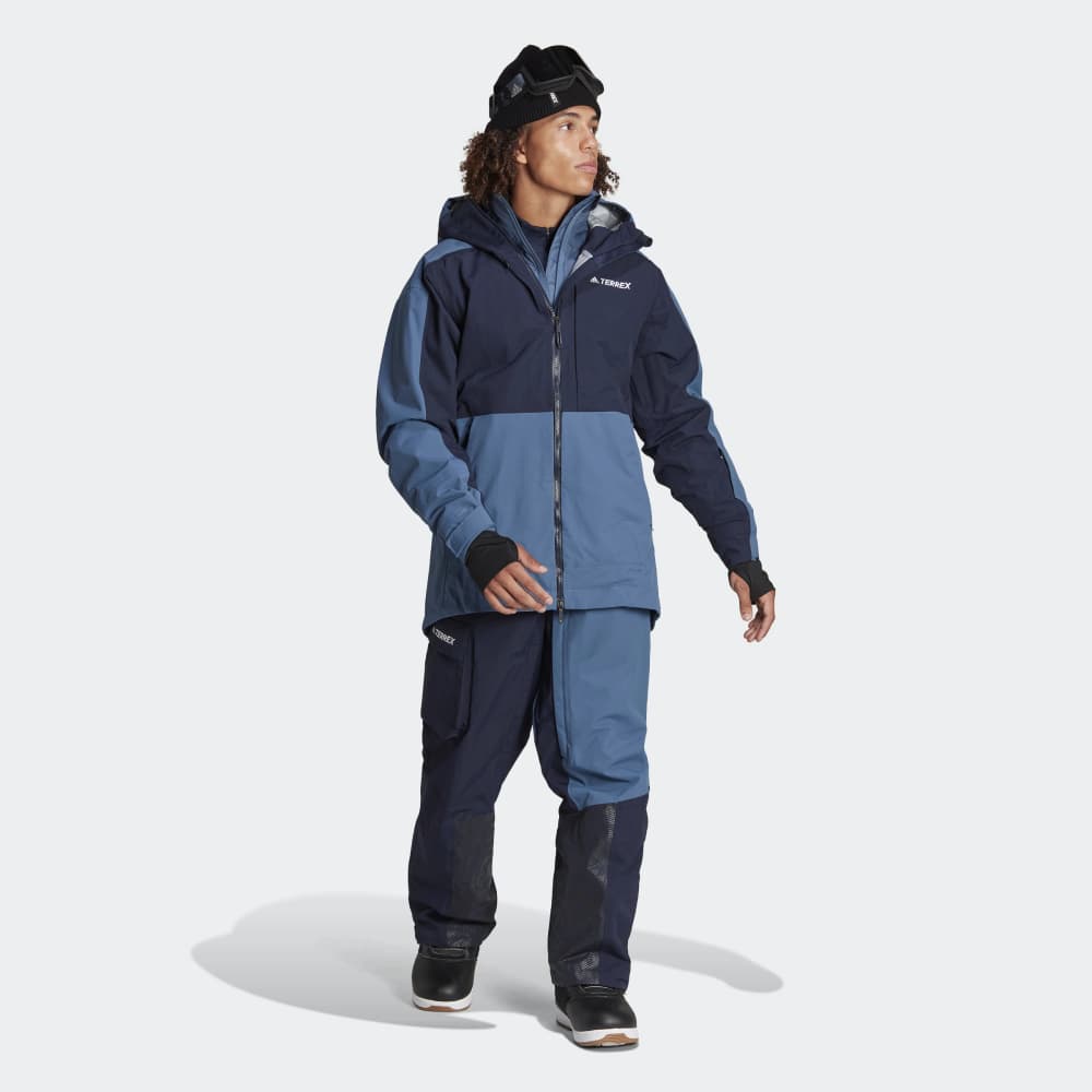 Adidas Terrex 3-layer Ski/snowboardjas Heren Donkerblauw L thumbnail 3