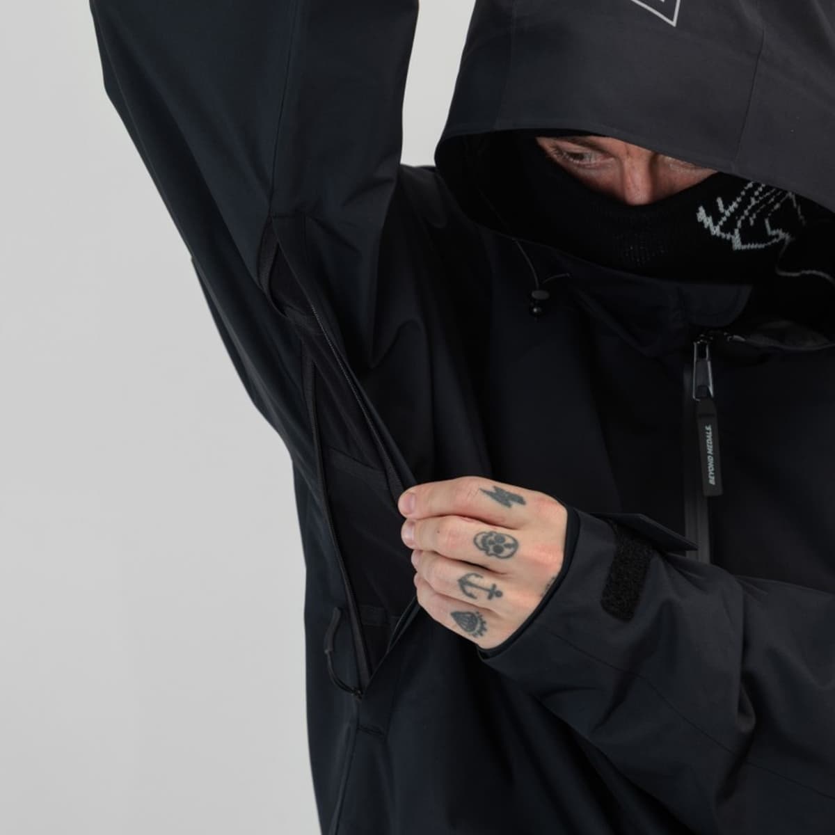 Beyond Medals Nostalgia Jacket 2l Ski/snowboardjas Heren Zwart L thumbnail 3