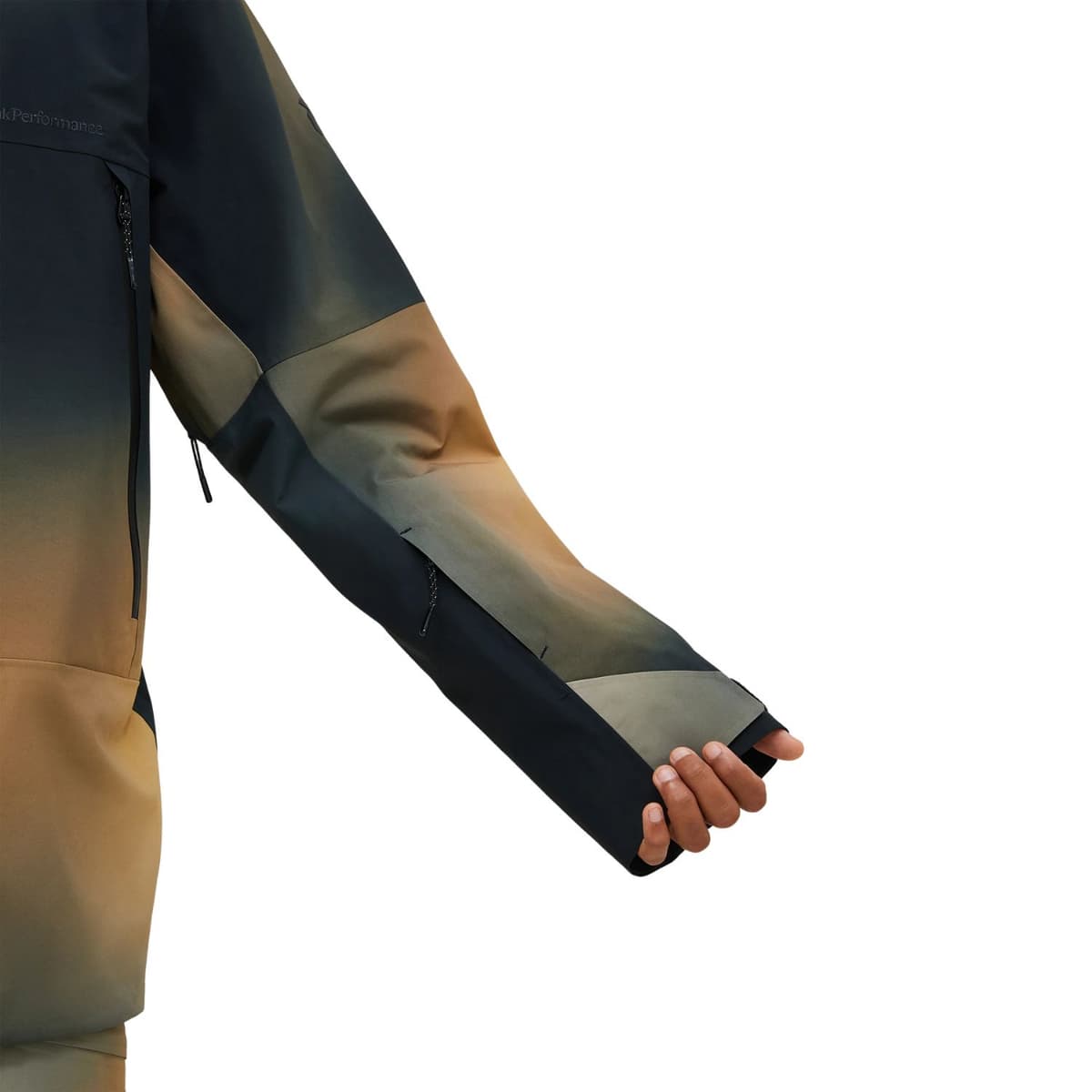 Peak Performance Edge 3l Aop Ski/snowboardjas Heren Zwart Dessin L thumbnail 2