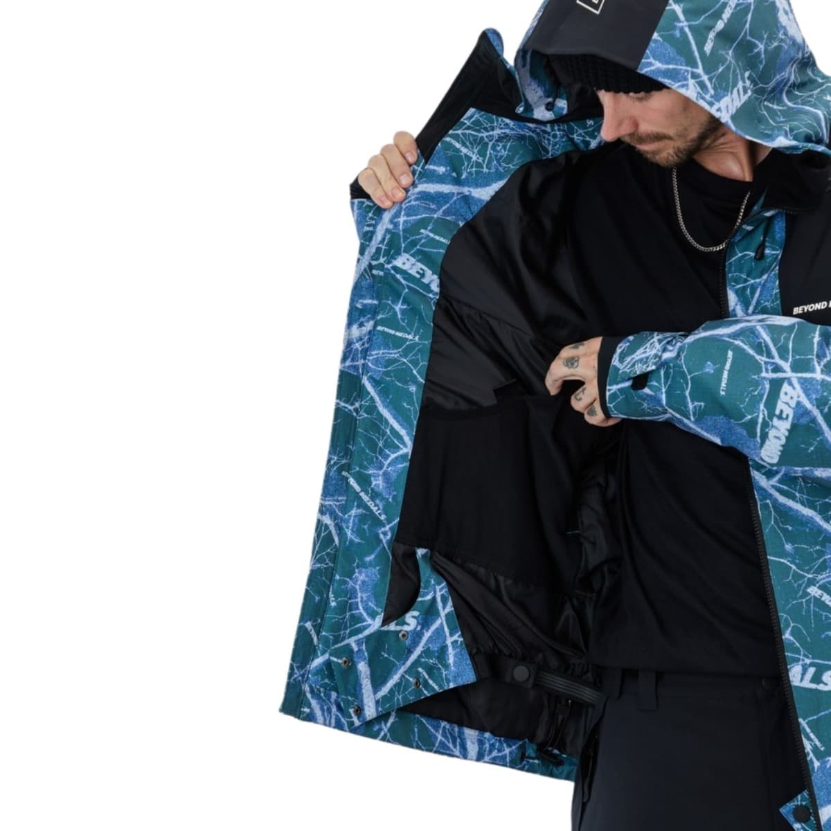 Beyond Medals Shirakaba 2l Ski/snowboardjas Heren Zwart Dessin L thumbnail 3