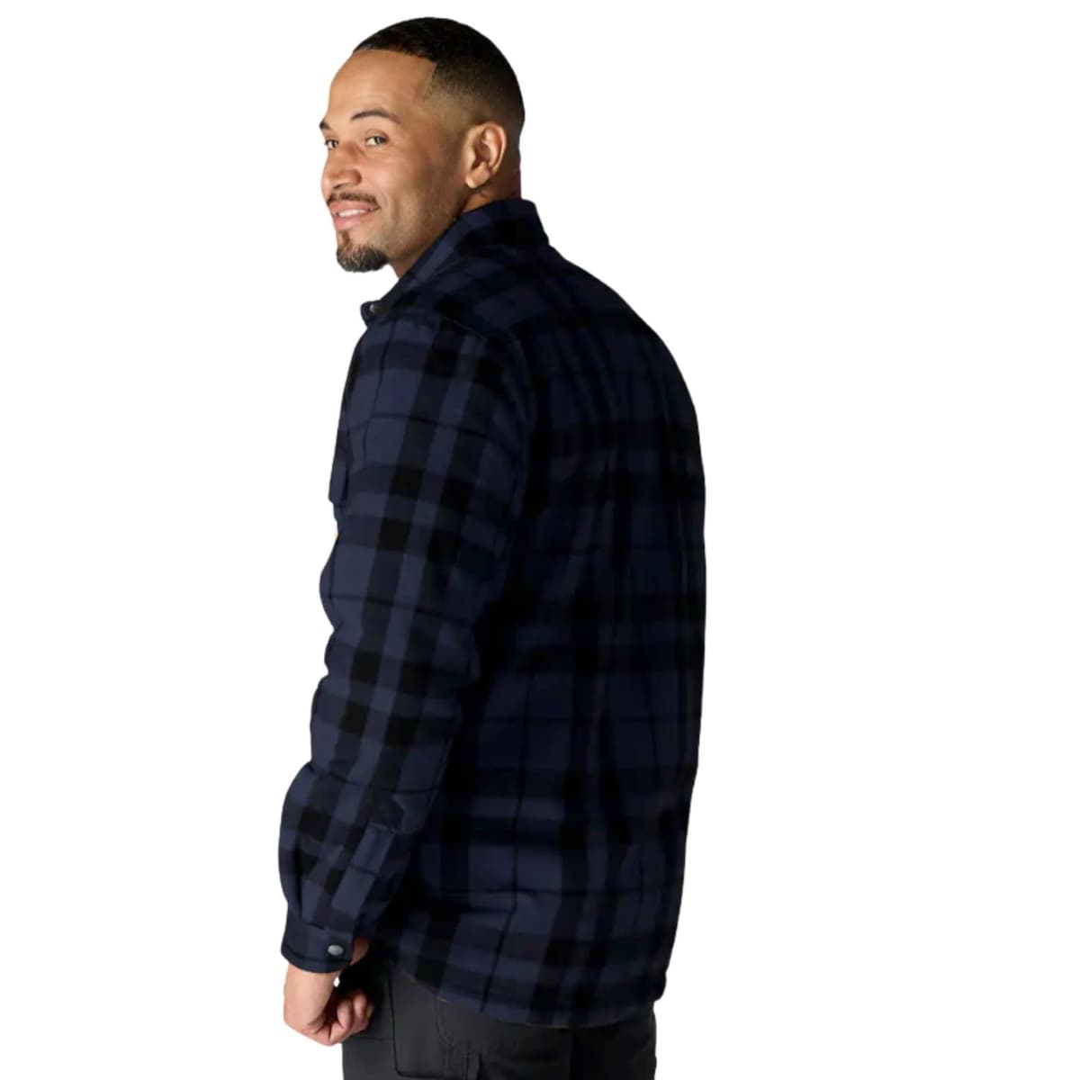 Carhartt Relaxed Fit Flannel Sherpa Tussenjas Heren Zwart Dessin M thumbnail 3