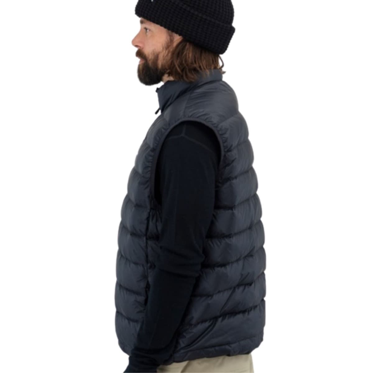 Beyond Medals Packable Down Winter Bodywarmer Heren Zwart M thumbnail 4