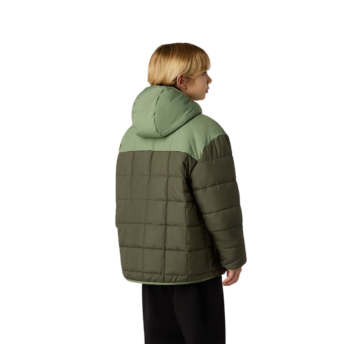 The North Face Reversible Shasta F/z Casaul Winterjas Jongens Donkergroen 164 thumbnail 4