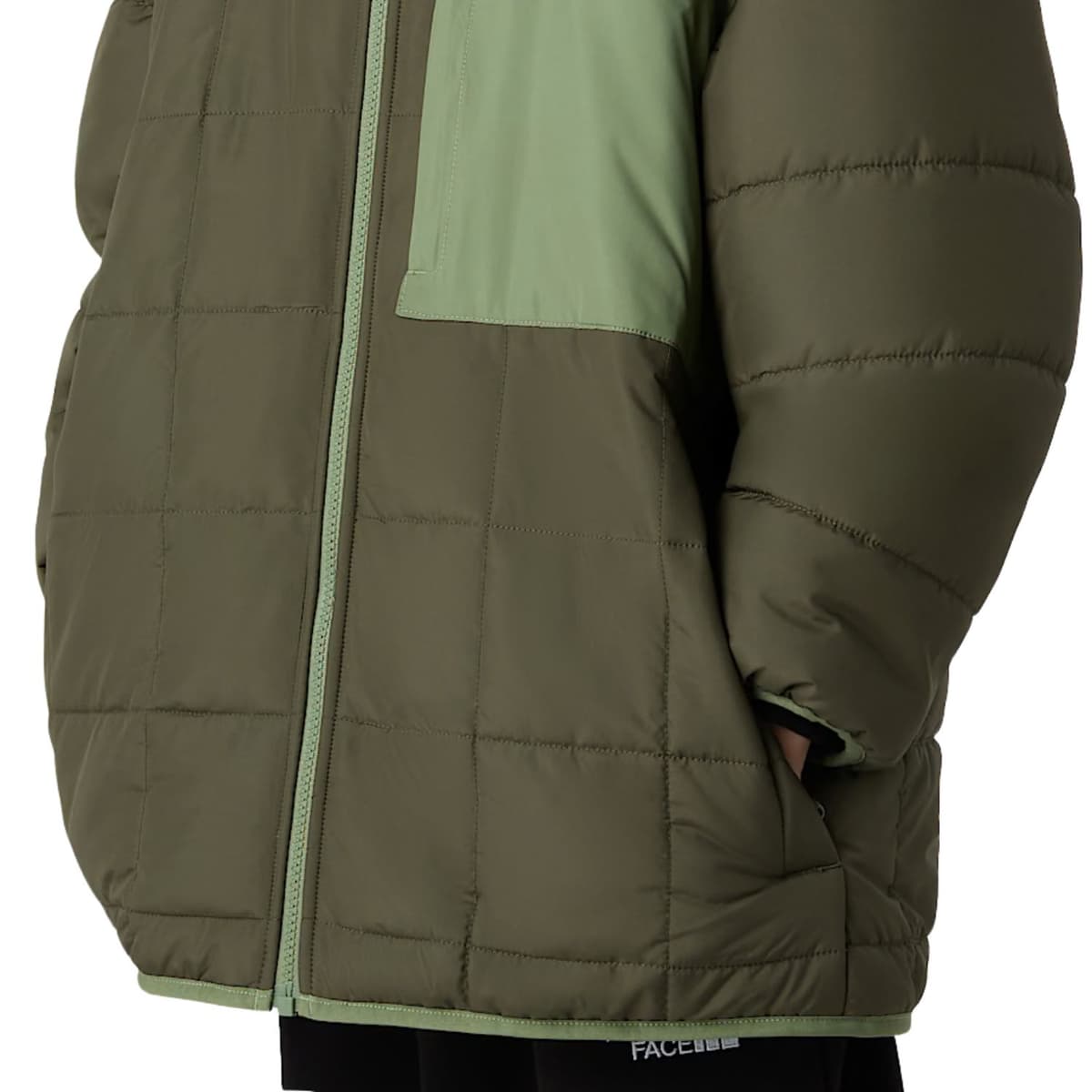 The North Face Reversible Shasta F/z Casaul Winterjas Jongens Donkergroen 164 thumbnail 3