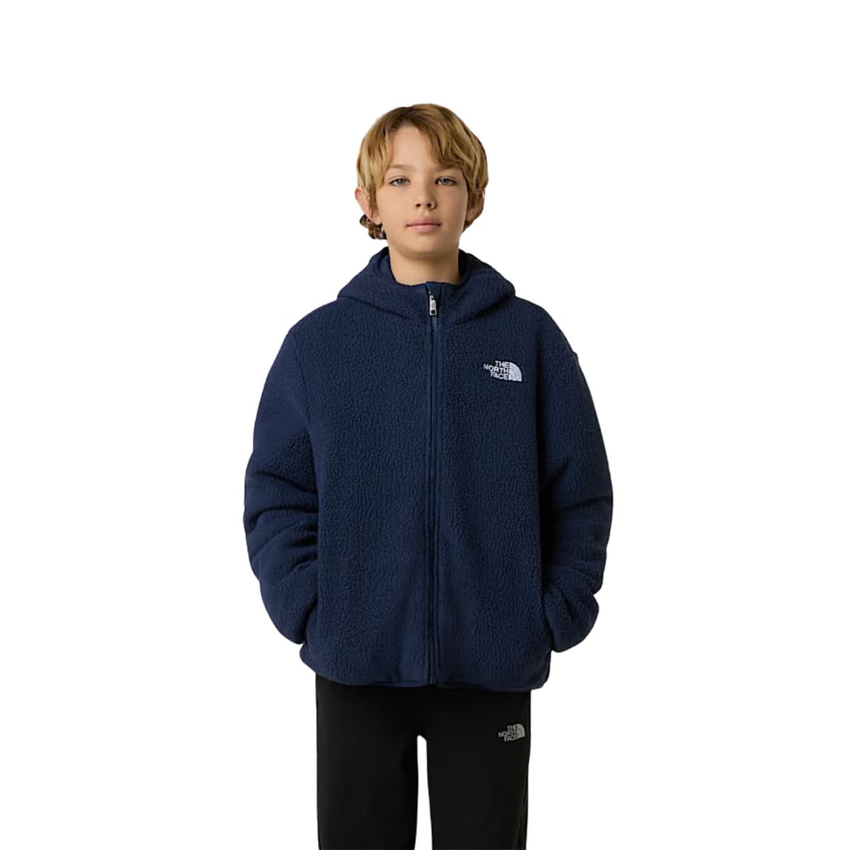 The North Face Reversible Shasta F/z Casaul Winterjas Jongens Blauw Dessin 152 thumbnail 6