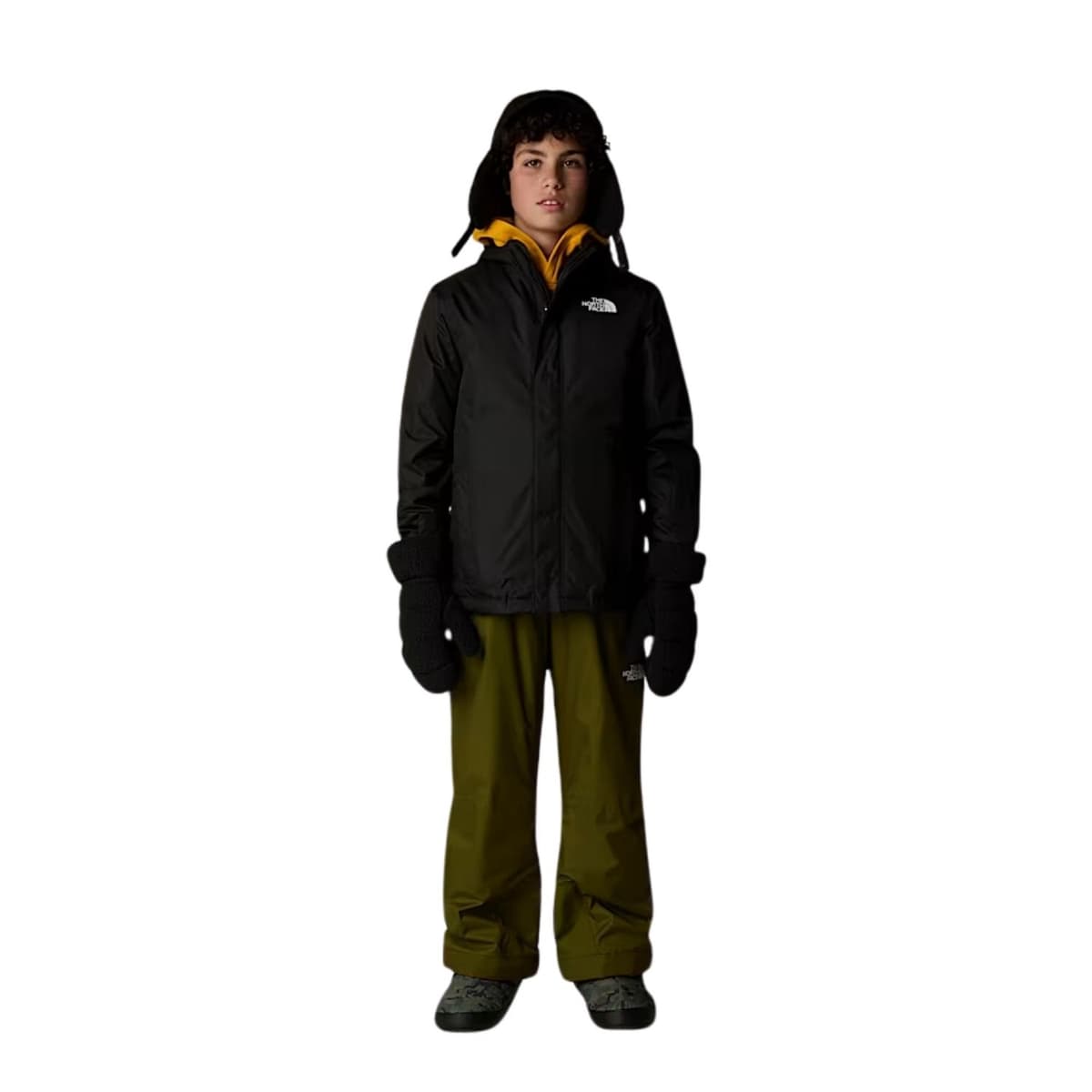 The North Face Snowquest Casaul Winterjas Jongens Zwart 140