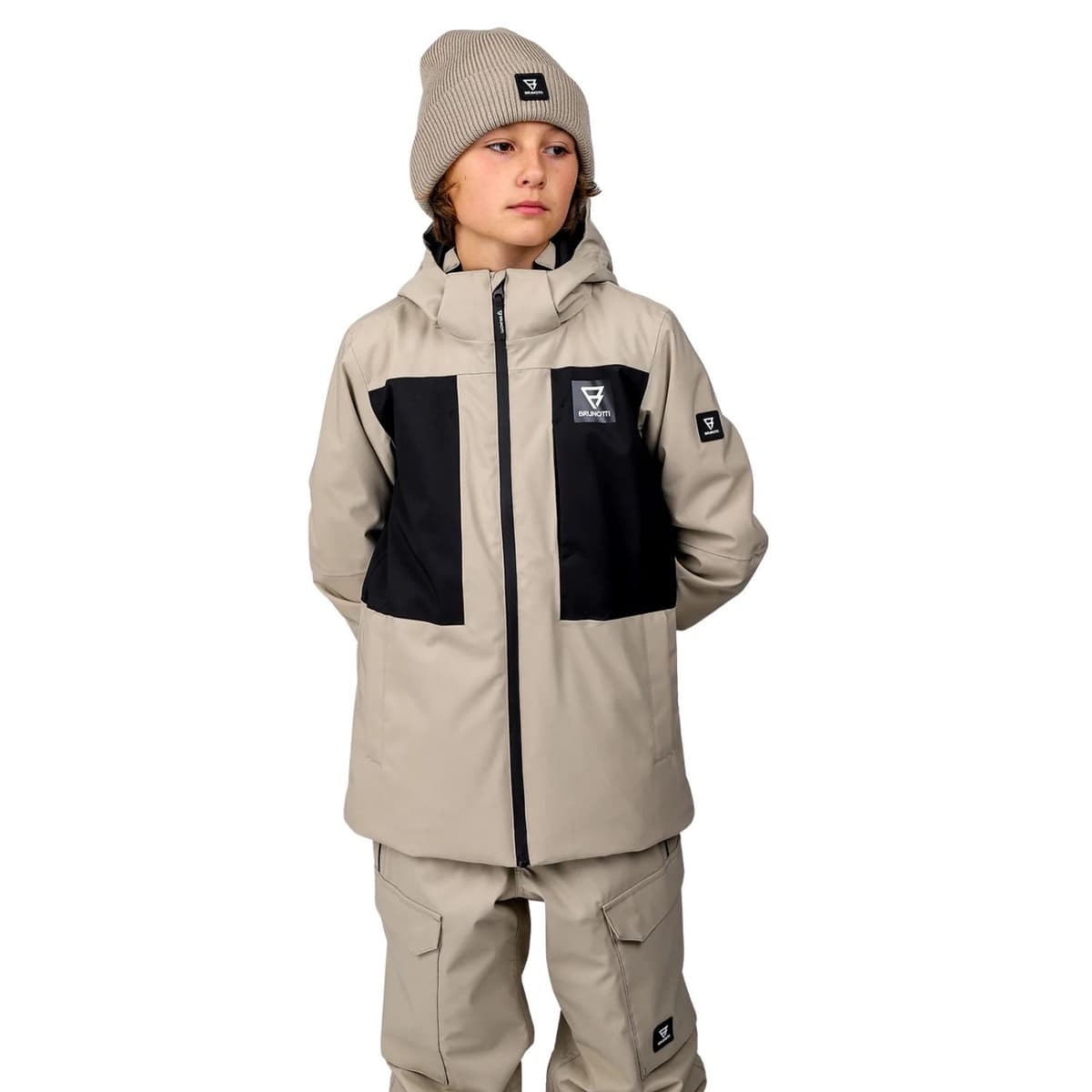 Brunotti Aratiny Ski/snowboard Jas Jongens Beige 128 thumbnail 5