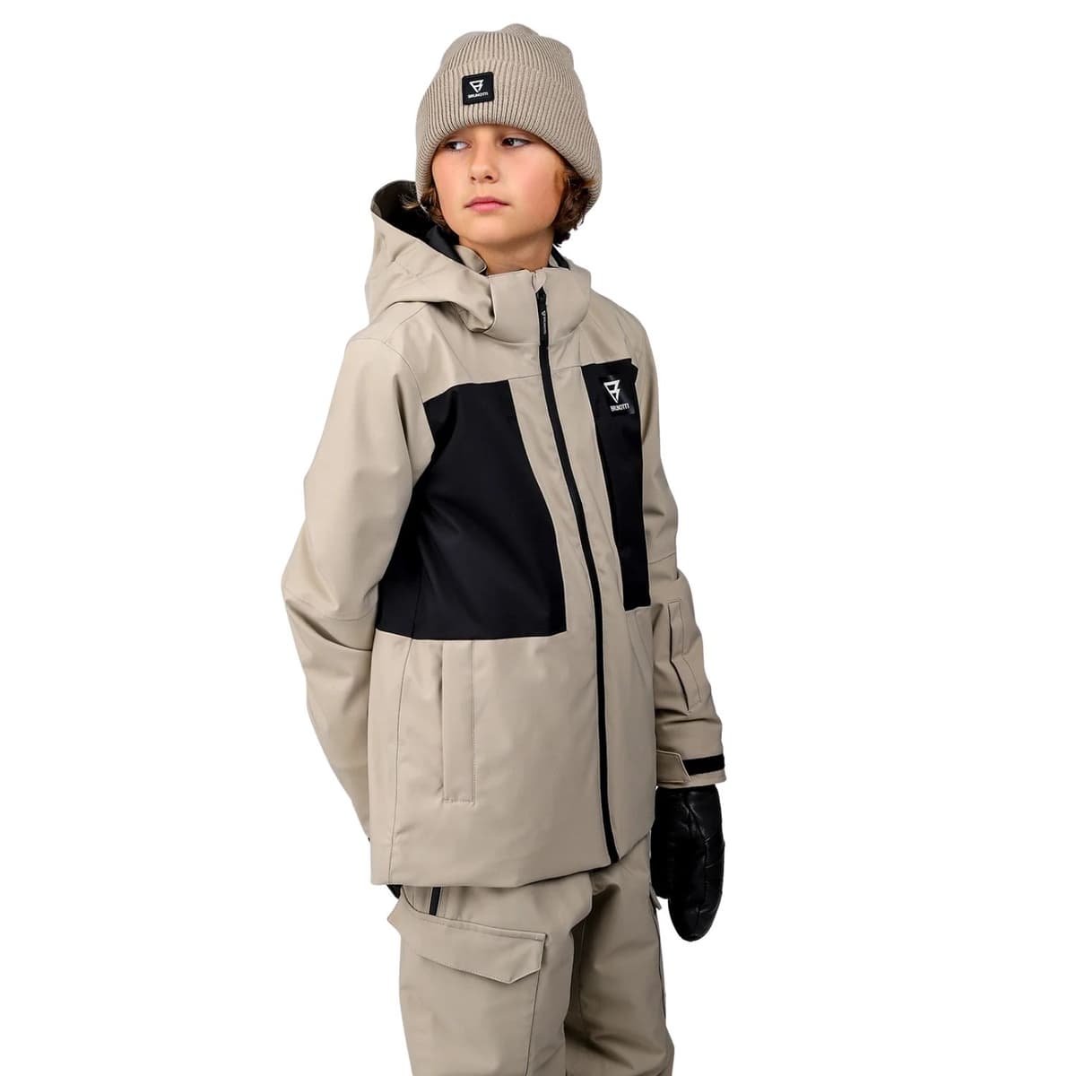 Brunotti Aratiny Ski/snowboard Jas Jongens Beige 128 thumbnail 3