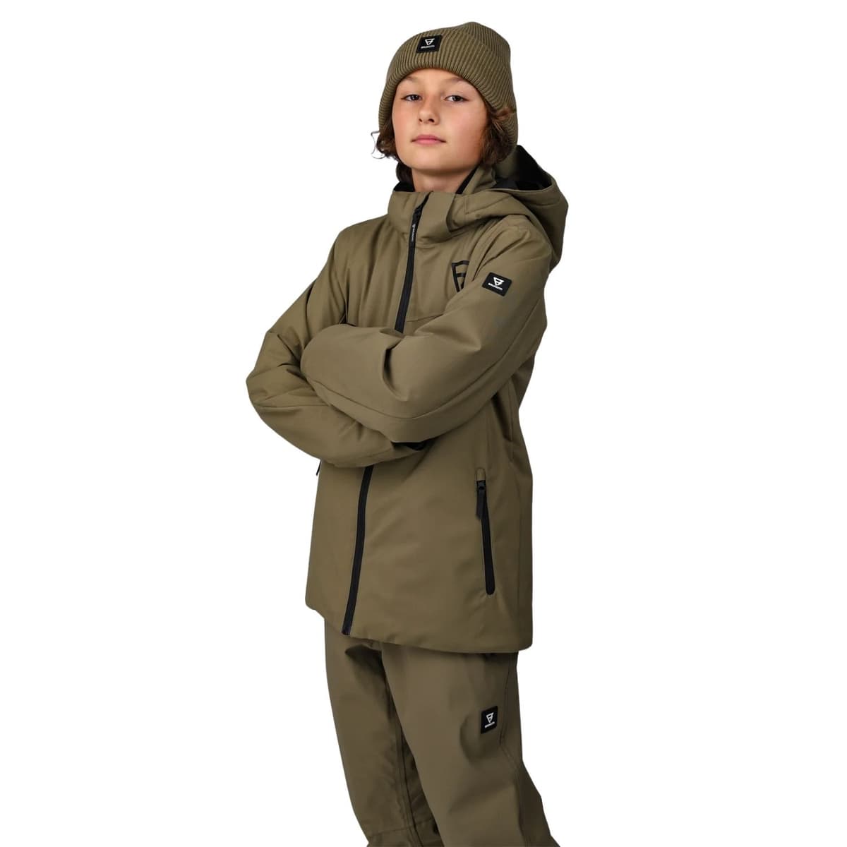 Brunotti Navigaty Ski/snowboard Jas Jongens Groen 152 thumbnail 2