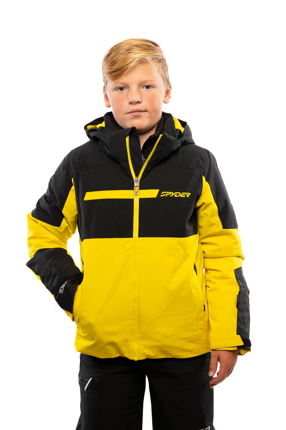 Spyder Challenger Ski/snowboard Jas Jongens Geel 164