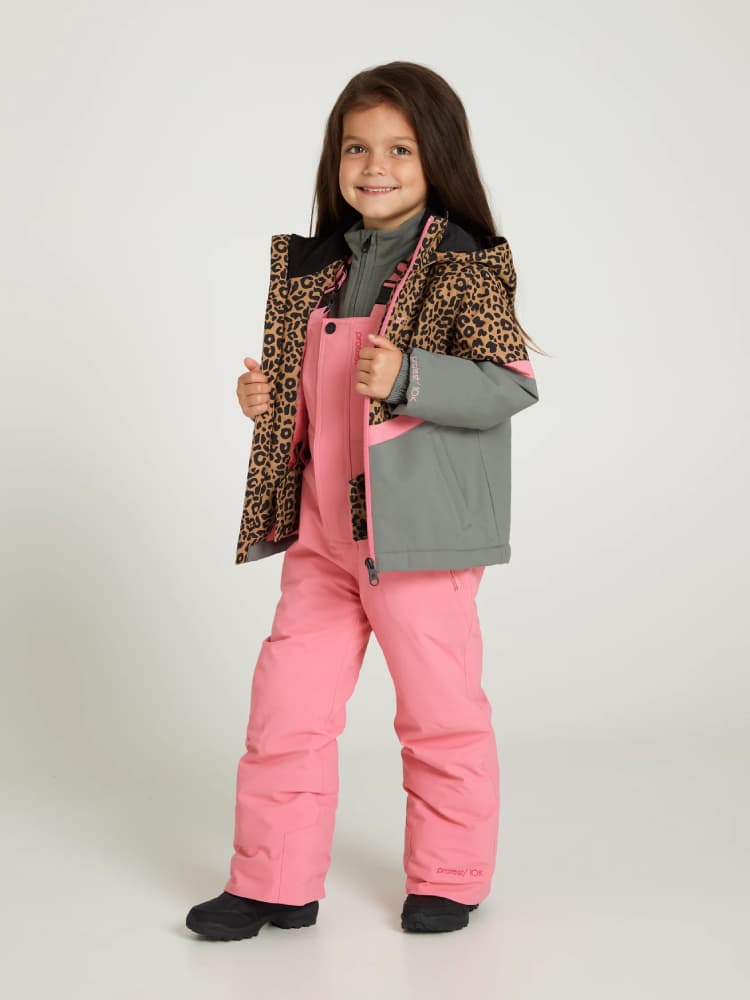 Protest Prtlilly Td Snowjacket Ski/snowboard Jas Meisjes Bruin 98 thumbnail 3