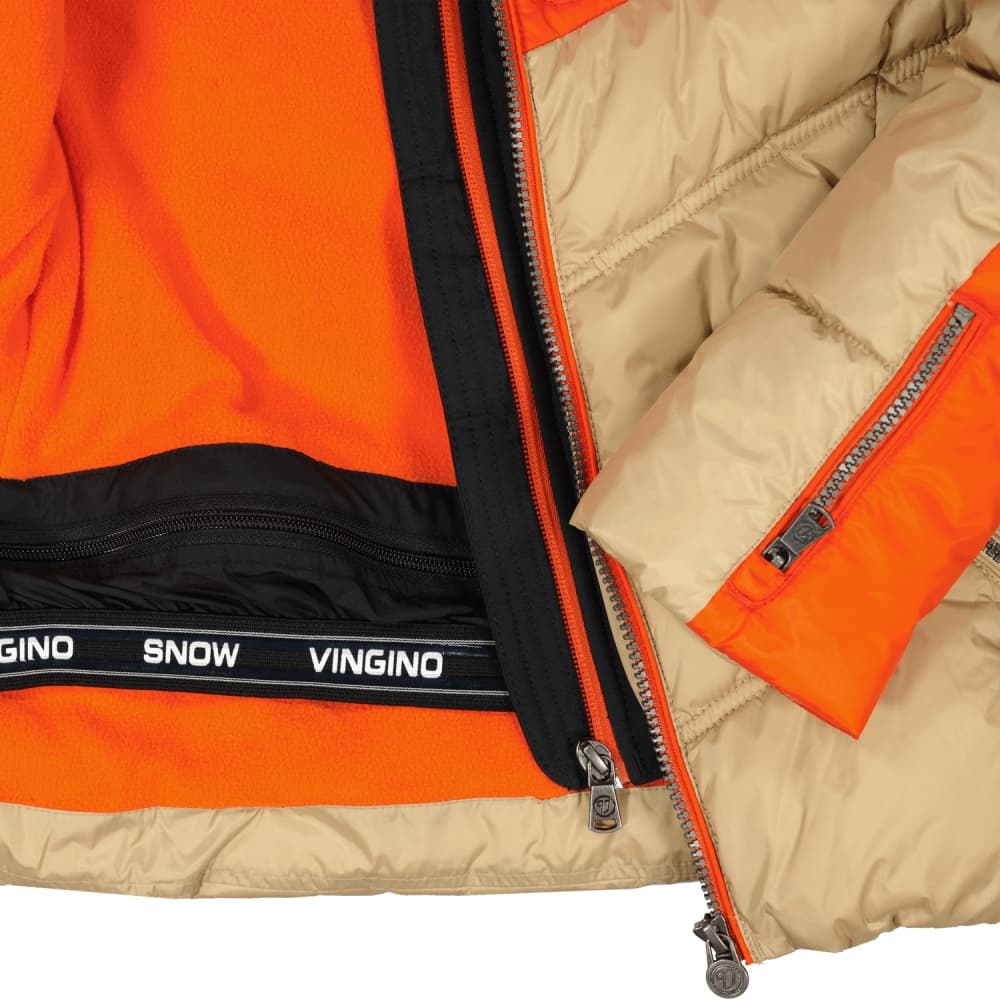 Vingino Teslyn Ski/snowboard Jas Meisjes Bruin Dessin 152 thumbnail 4