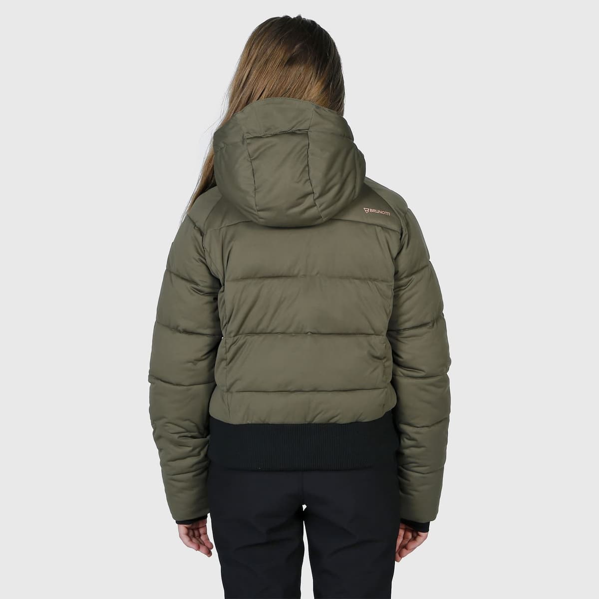 Brunotti Firecrown Ski/snowboard Jas Meisjes Donkergroen 140 thumbnail 2