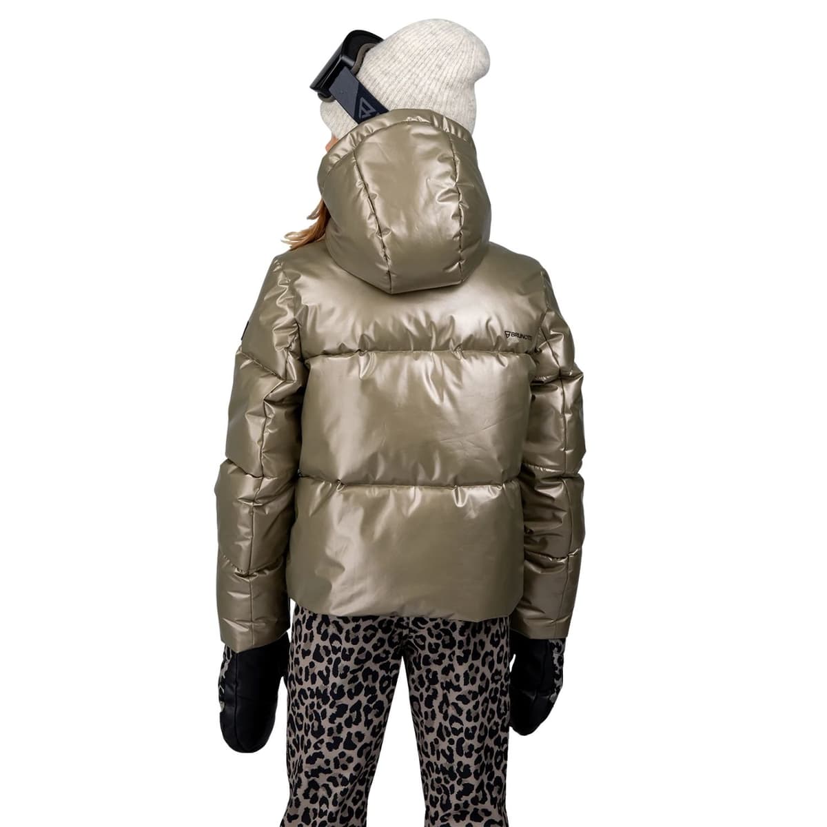 Brunotti Fiasky-metallic Ski/snowboard Jas Meisjes Goud 152 thumbnail 3
