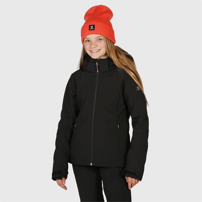 Brunotti Ariesta-n Softshell Winterjas Meisjes Zwart 128 thumbnail 3