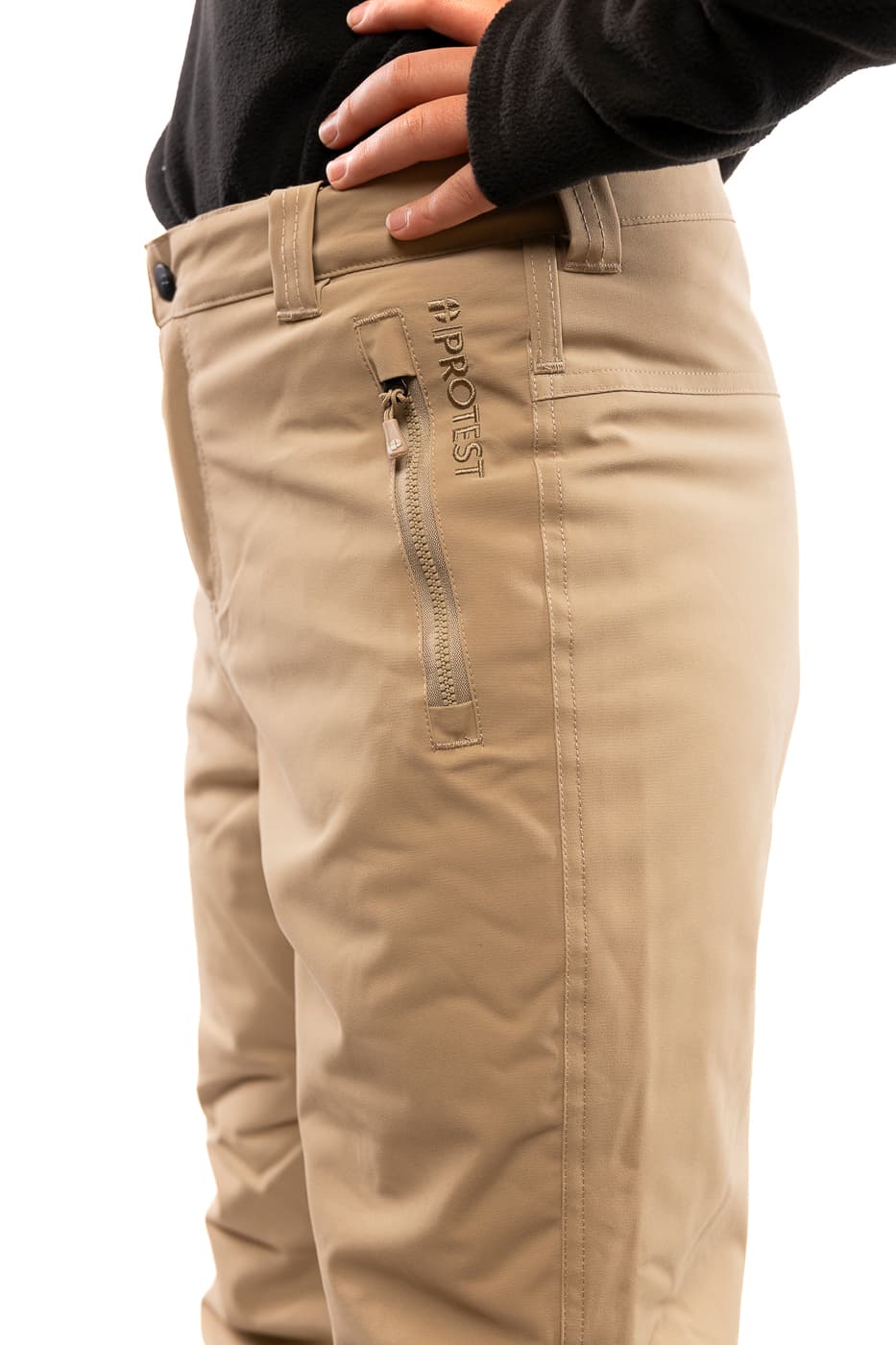 Protest Prtsterio Ski/snowboardbroek Jongens Beige 152 thumbnail 2