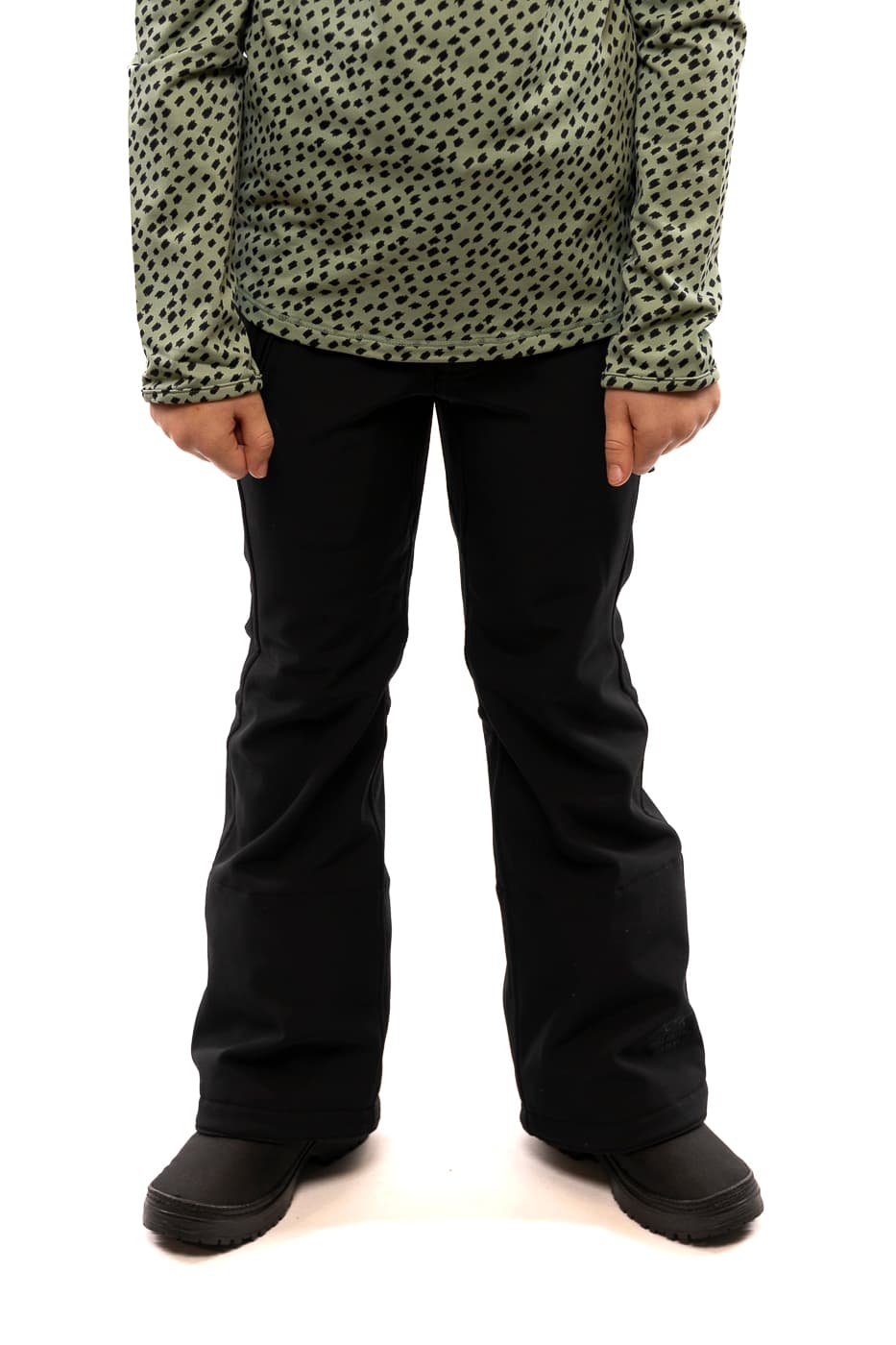 Protest Relole Softshell Broek Meisjes Zwart 116 thumbnail 5