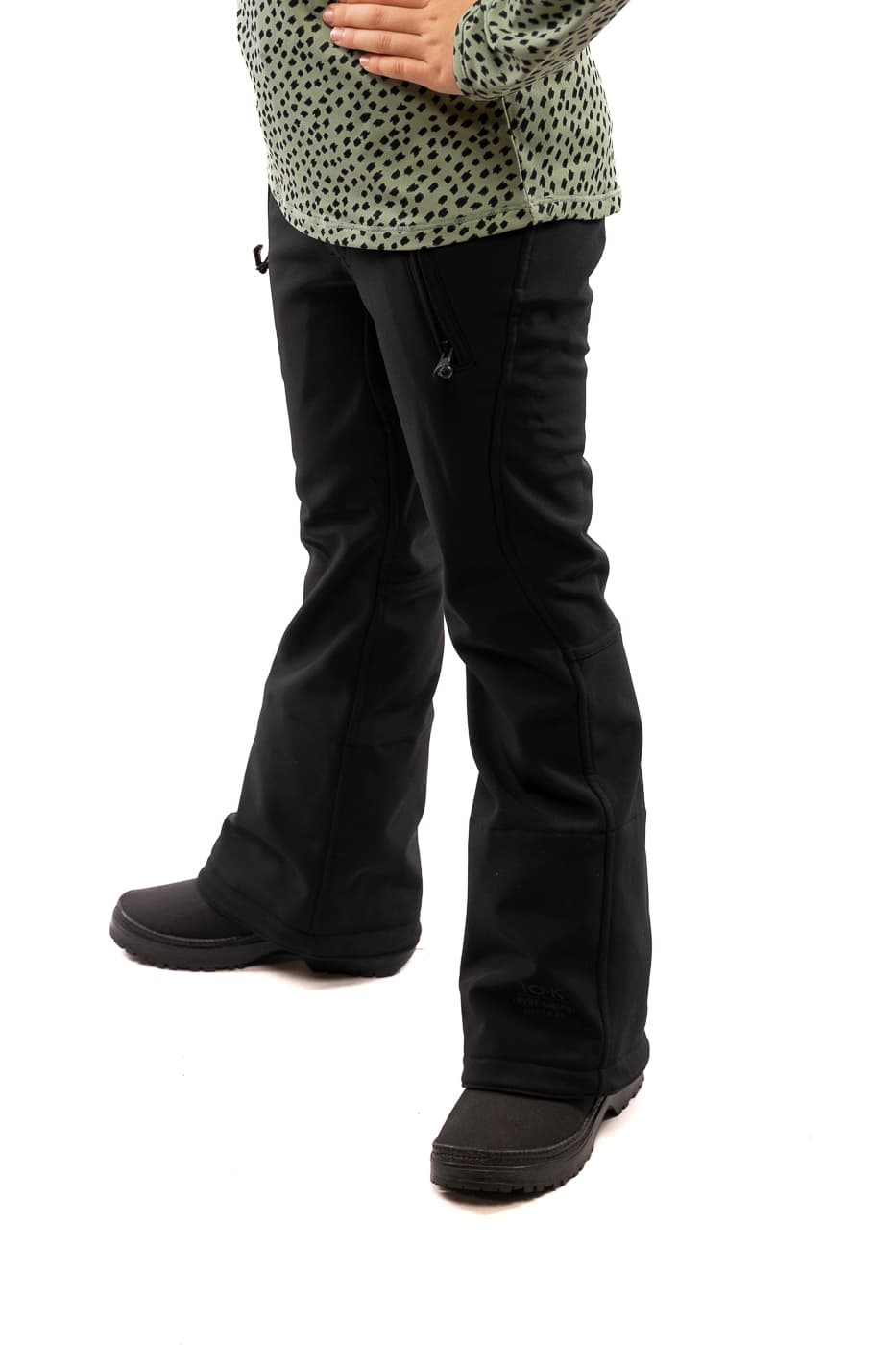 Protest Relole Softshell Broek Meisjes Zwart 116 thumbnail 3