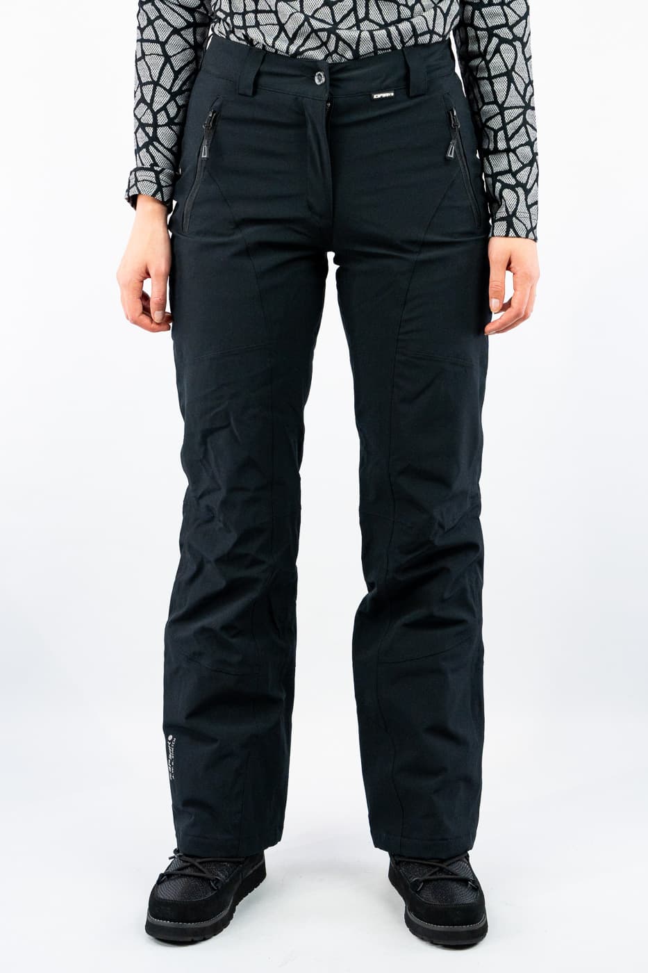 Ice Peak Freyung Full Stretch Skibroek Dames Zwart S/36 thumbnail 4