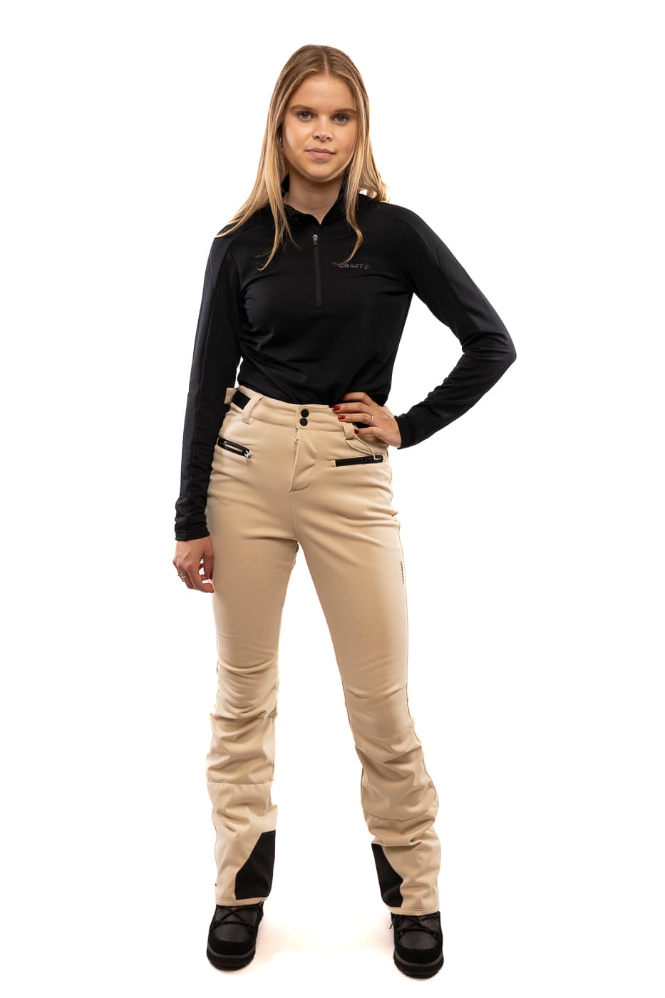 Brunotti Coldlake Softshell Broek Dames Ecru Xl/42. thumbnail 6