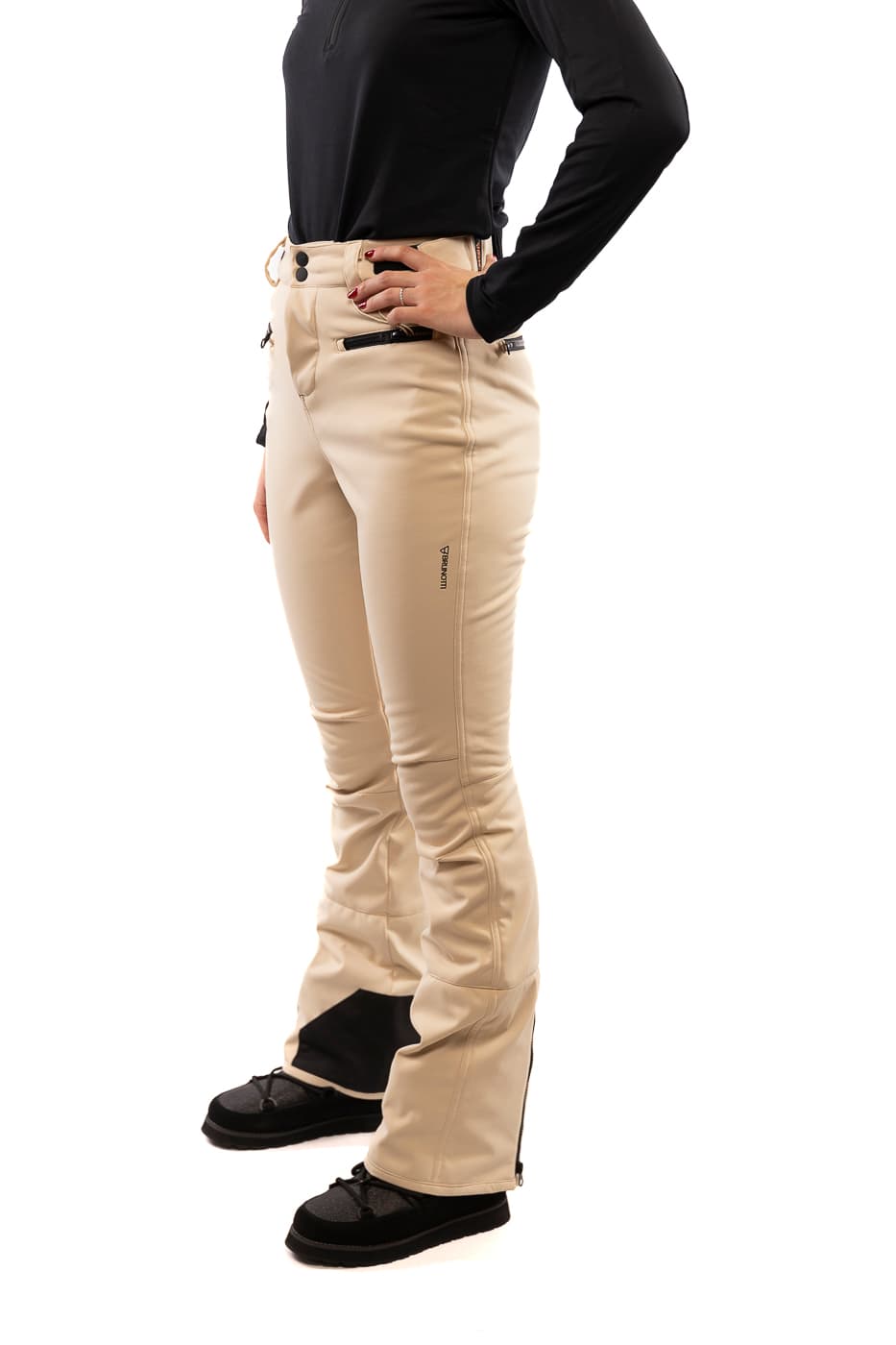 Brunotti Coldlake Softshell Broek Dames Ecru Xl/42. thumbnail 3