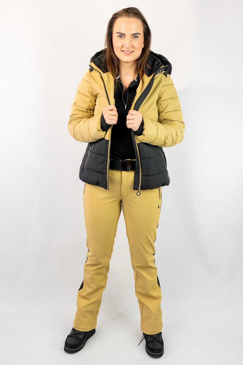 Luhta Reututunturi Softshell Broek Dames Bruin S/36 thumbnail 3