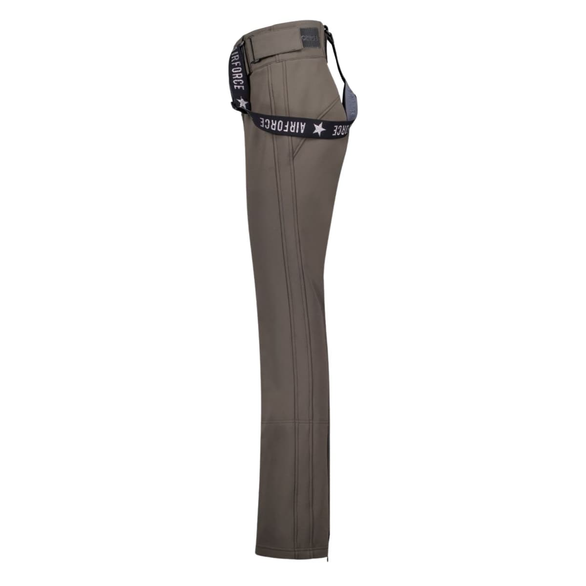 Airforce Christie Salopette Softshell Broek Dames Bruin M/38 thumbnail 3