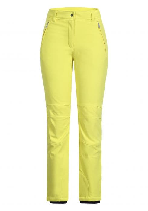 Ice Peak Entiat Soft Shell Softshell Broek Dames Geel Xs/34