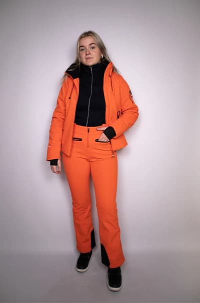 Ice Peak Ellsworth Softshell Broek Dames Oranje S/36 thumbnail 2