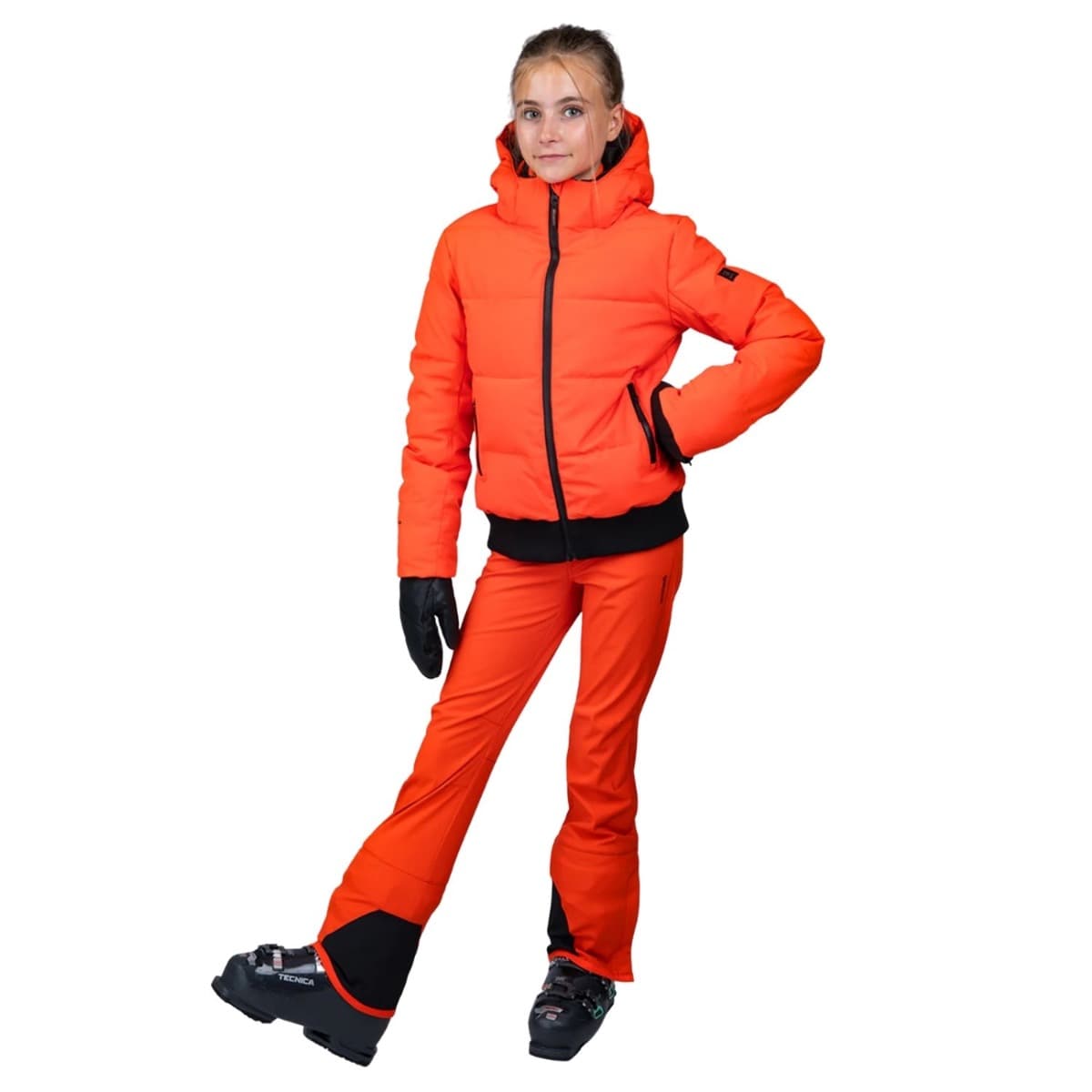Brunotti Coldlaky Softshell Broek Meisjes Oranje 176 thumbnail 3