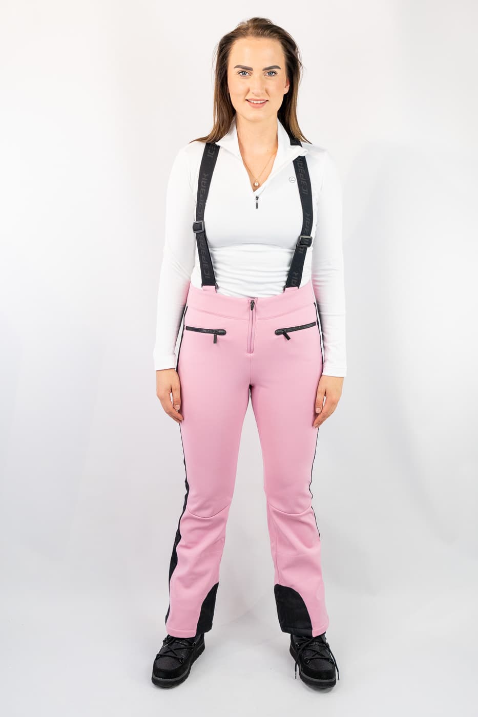 Ice Peak Ellsworth Softshell Broek Dames Roze L/40 thumbnail 4