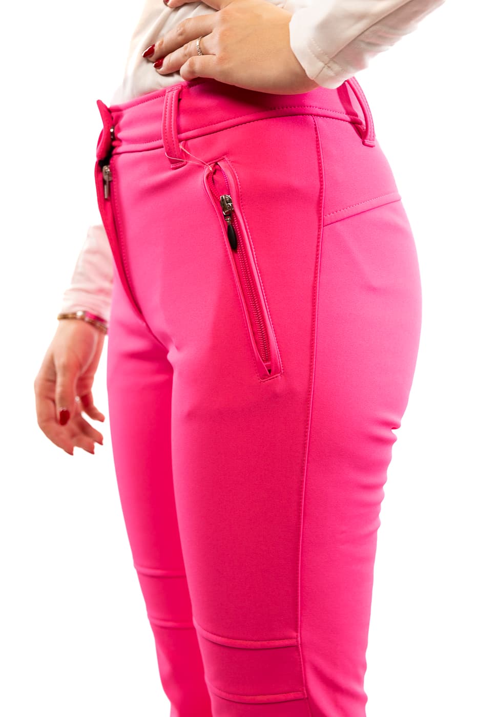 Ice Peak Entiat Softshell Broek Dames Roze Xs/34 thumbnail 2