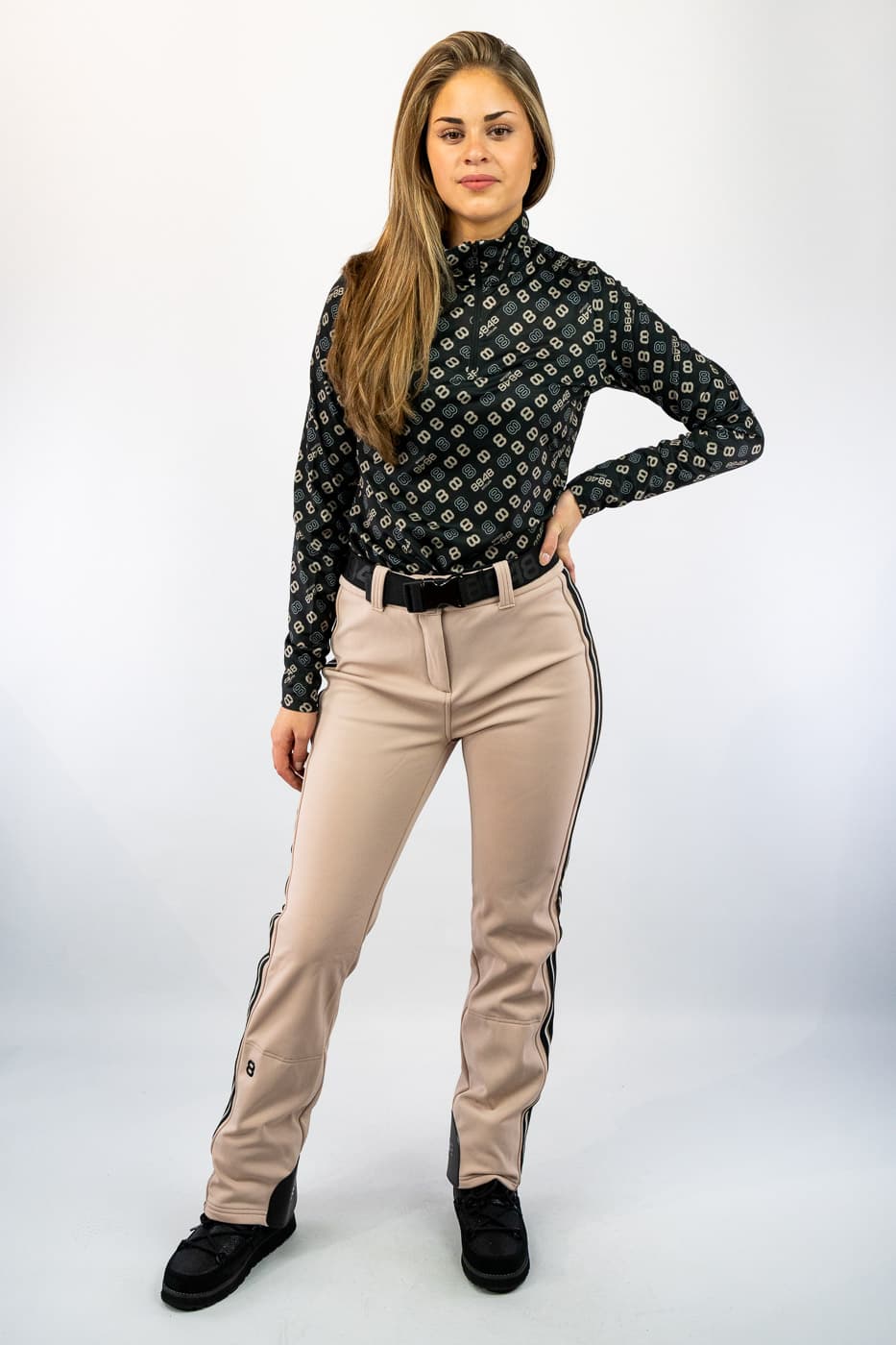 Altitude 8848 Tumblr Stripe W Softshell Broek Dames Pink L/40 thumbnail 3