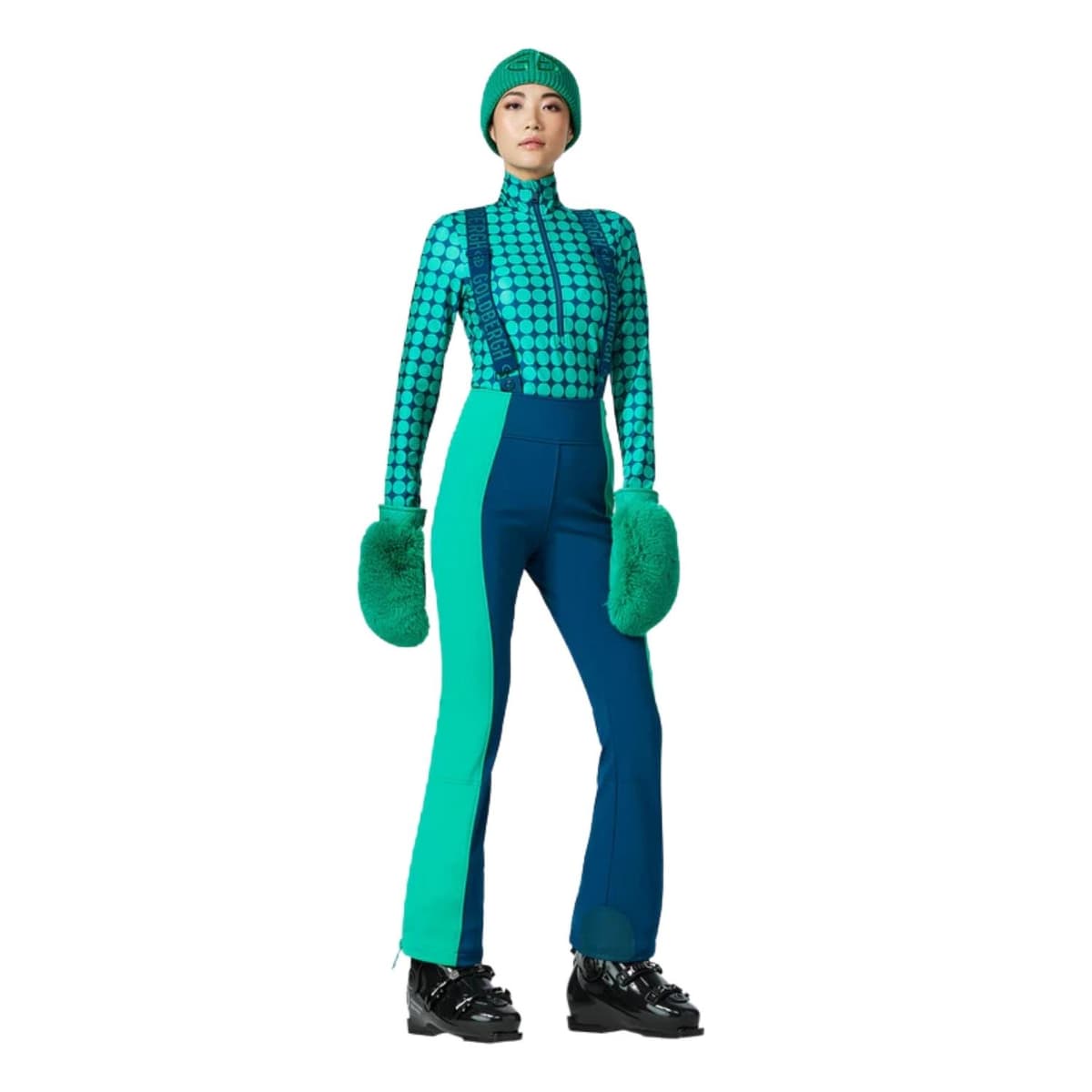 Goldbergh Retro Softshell Broek Dames Blauw M/38 thumbnail 3