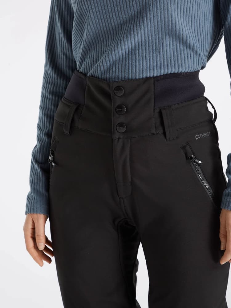 Protest Prtlullaby Softshell Broek Dames Zwart 34/xs thumbnail 2