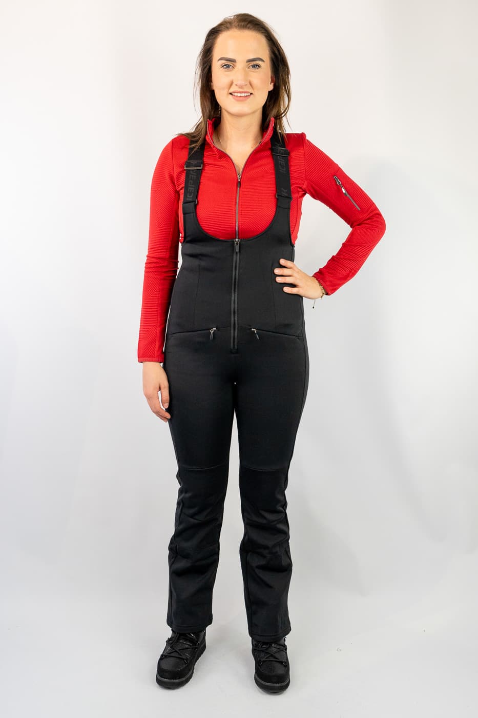 Ice Peak Exira Softshell Broek Dames Zwart Xl/42