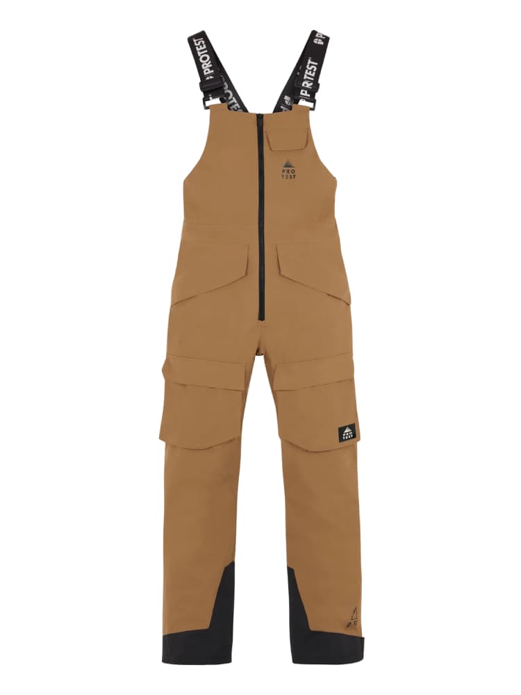 Protest Prtarello Salopette Skibroek Heren Middenbruin S