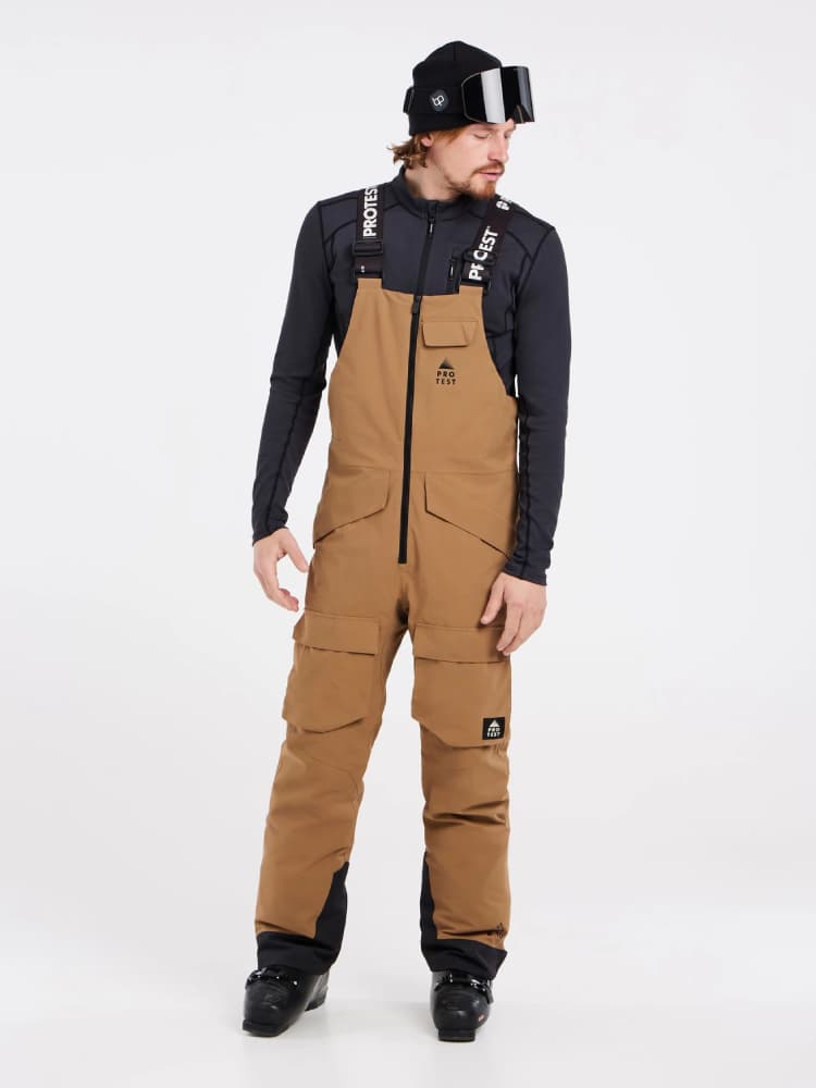Protest Prtarello Salopette Skibroek Heren Middenbruin Xs thumbnail 4