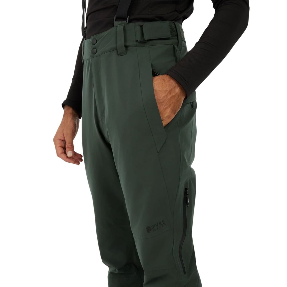 Protest Prtmikado Skibroek Heren Donkergroen M thumbnail 2