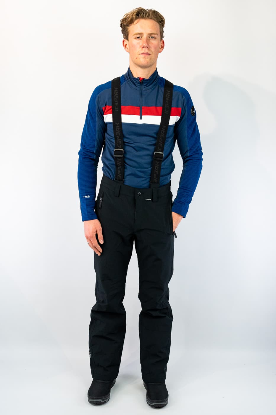 Ice Peak Freiberg Full Stetch Skibroek Heren Zwart L/52