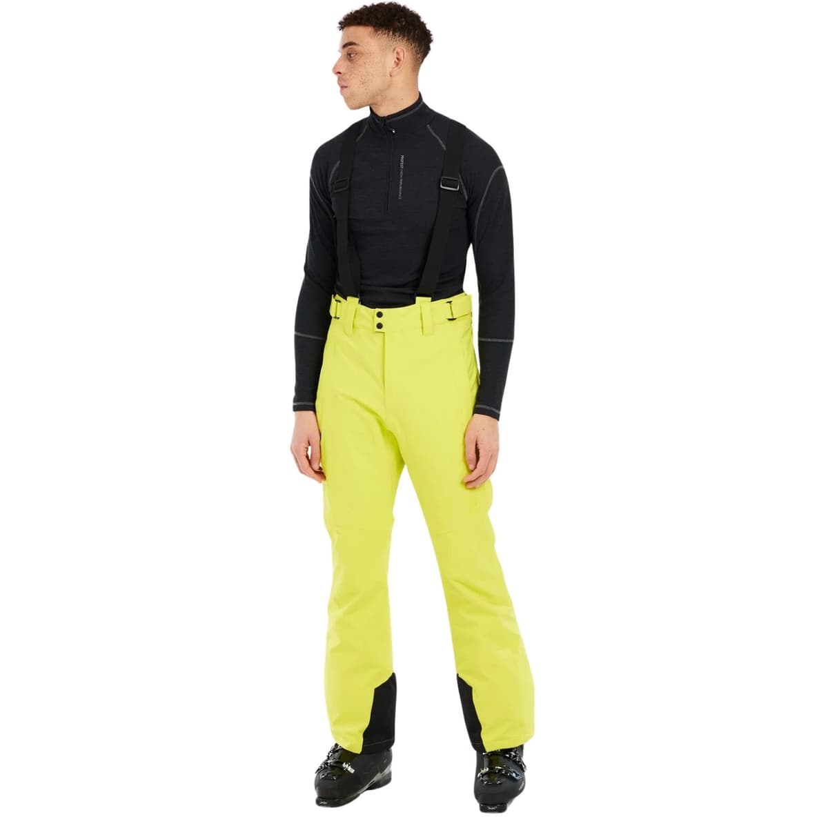 Protest Prtrowens = Geel Limone Ski/snowboardbroek Heren Groen Xl thumbnail 2