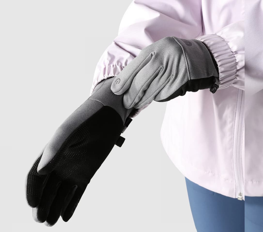 The North Face Apex Etip Ski Handschoenen Heren Grijs M thumbnail 2