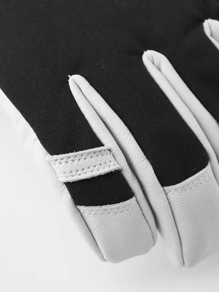 Hestra Beste Koop Army Leather Ski Handschoenen Heren Zwart 9 thumbnail 3