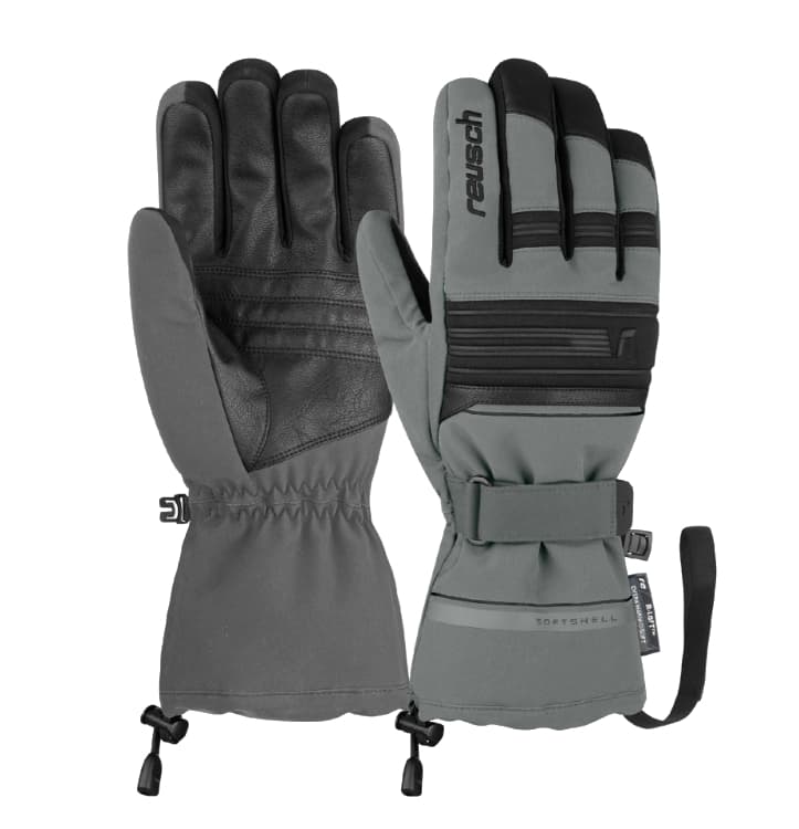 Reusch Conan R-tex Ski Handschoenen Unisex Grijs 7.5 thumbnail 3