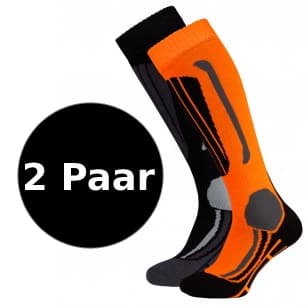 Falcon Victor 2-pack Skisokken Oranje 35-38
