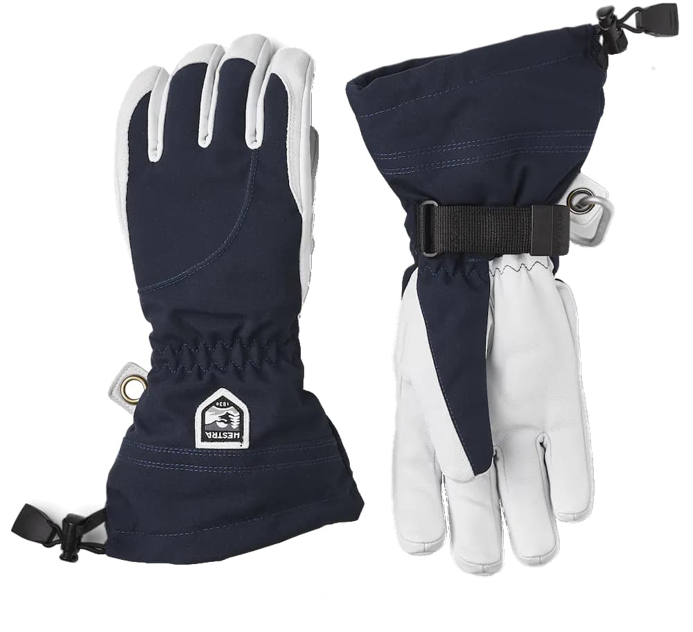 Hestra Heli Ski Female 5 Finger Ski Handschoenen Dames Donkerblauw 8