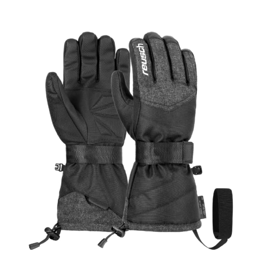 Reusch Base Plate +r-tex = Gore Snowboard Handschoenen Zwart Dessin 7 thumbnail 2