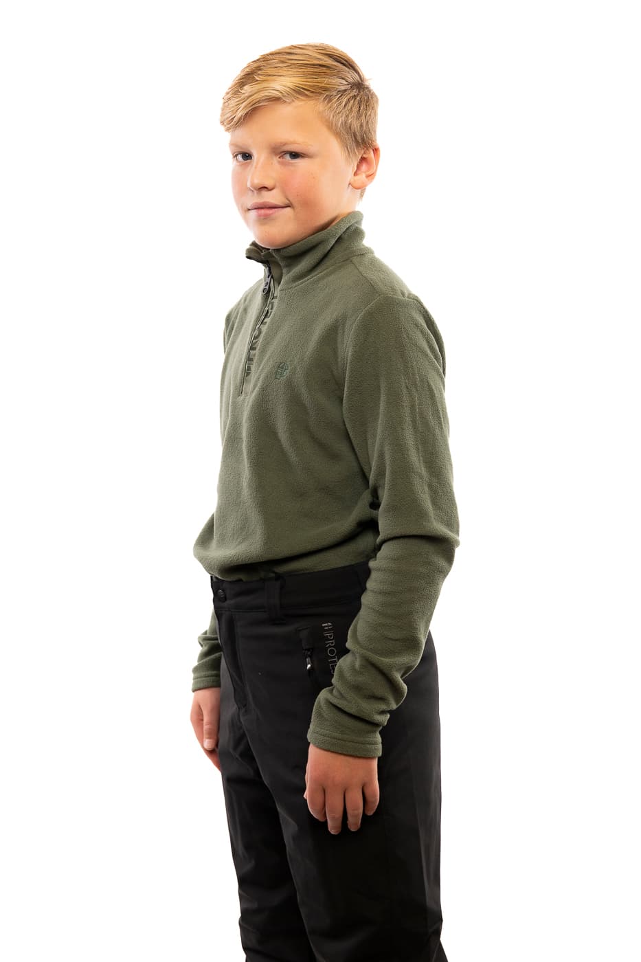 Protest Perfecty Jr 1/4 Zip Top Skipully Junior Groen 176 thumbnail 4